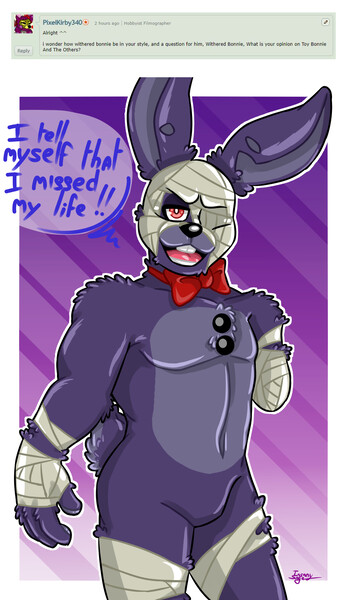 Fnaf Withered Bonnie S Answer By Insanysage Fur Affinity Dot