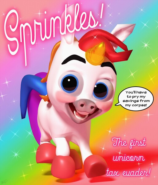 Sprinkles! The Magical Unicorn by Heebjeeb -- Fur Affinity [dot] net