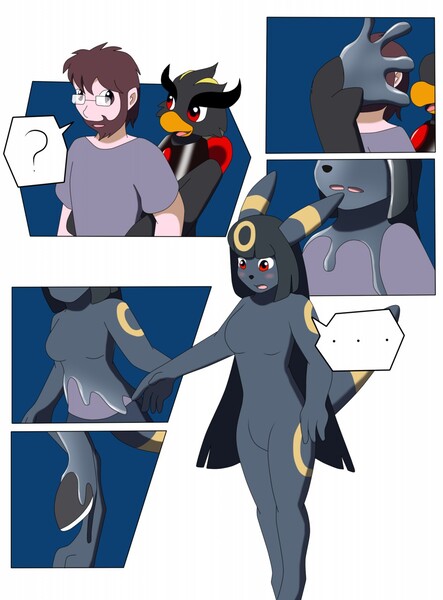 Comission: Umbreon TF TG by Avianine on DeviantArt