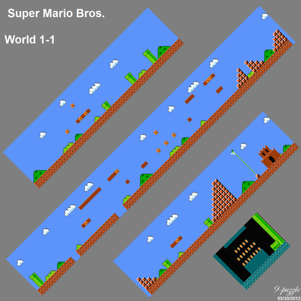 World 1-1 Puzzle Super Mario Bros