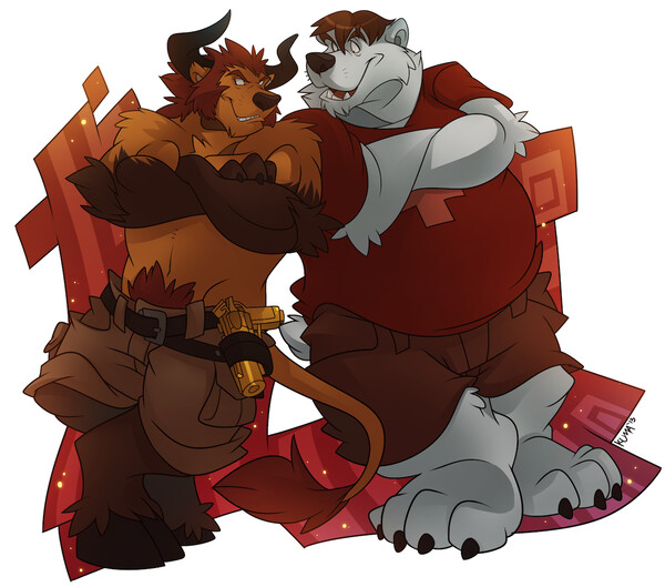 Bull Tf Commission By Catpixels Fur Affinity Dot Net: Crash And Bur...n By ...