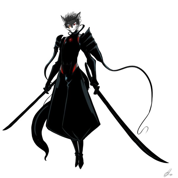 Anime Demon Swordsman.