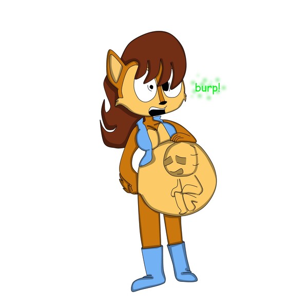 sally acorn vore by theswaggah -- Fur Affinity dot net.